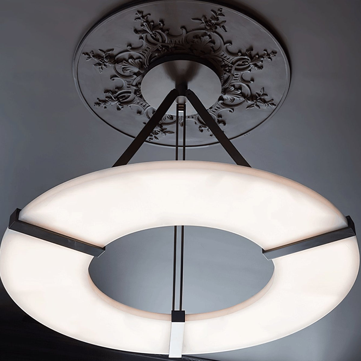 Faelor Alabaster Ring Pendant Light