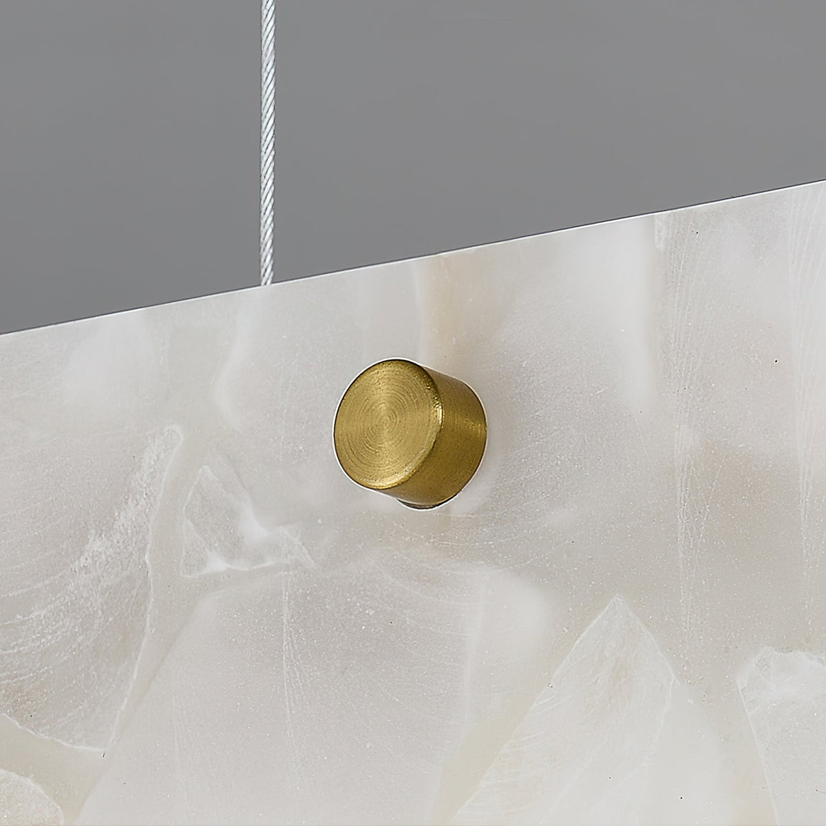 Vexor LED Modern Linear Alabaster Pendant Light