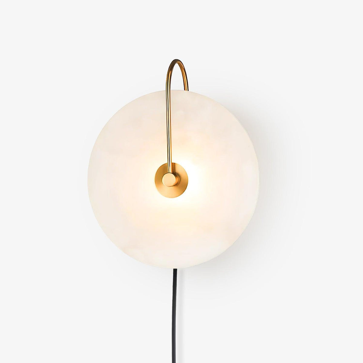 Ceraeyra Alabaster Globe Wall Light