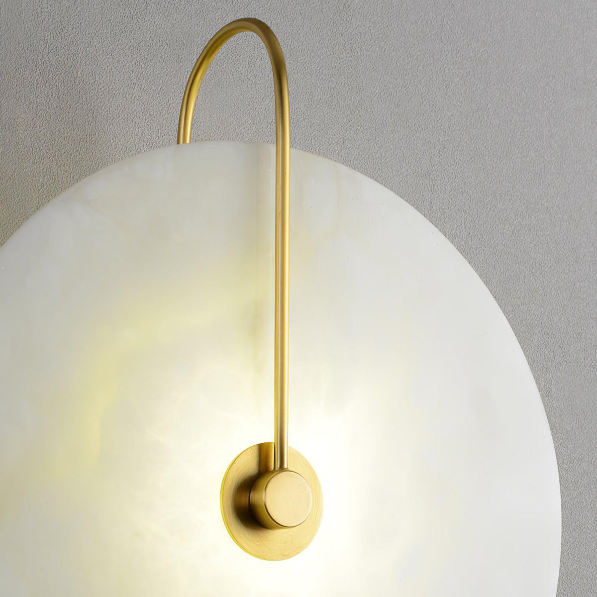 Ceraeyra Alabaster Globe Wall Light