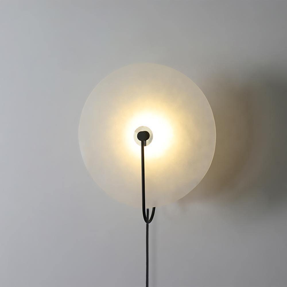 Ceraeyra Alabaster Globe Wall Light