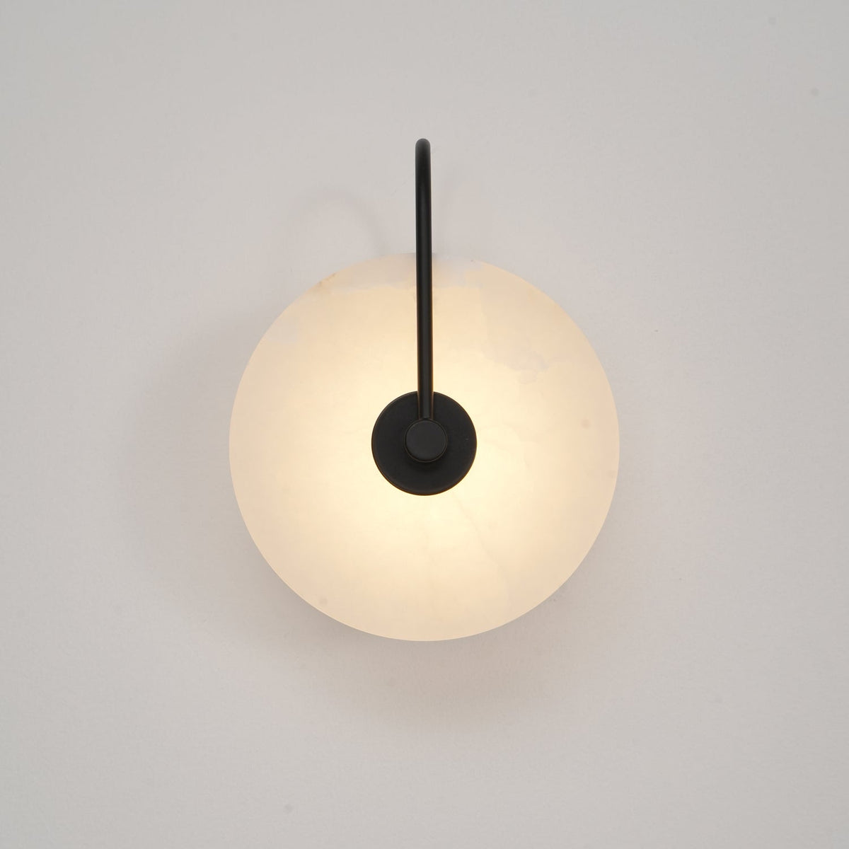 Albeenne Alabaster Globe Wall Lamp
