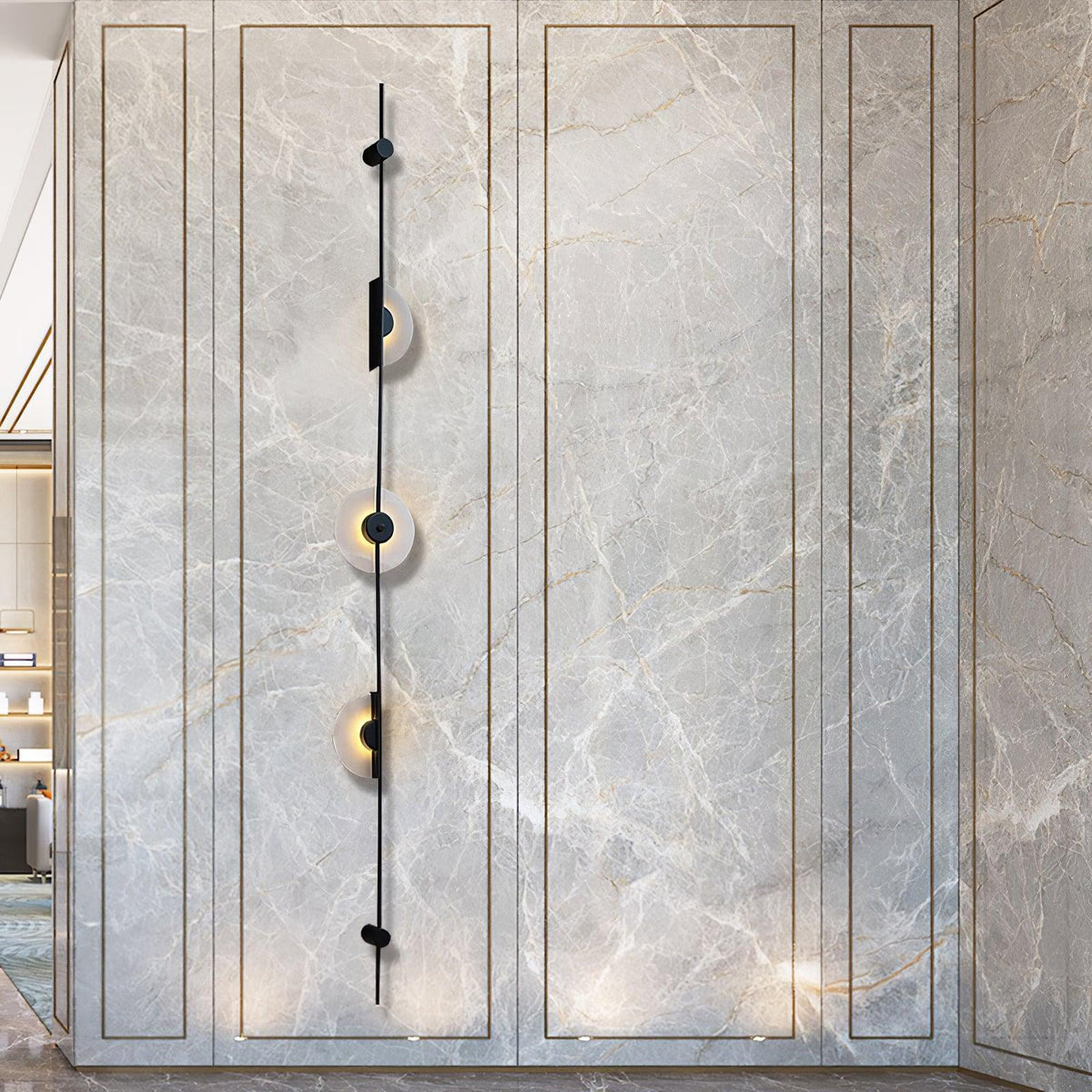 Albarina Alabaster Plug Wall Light