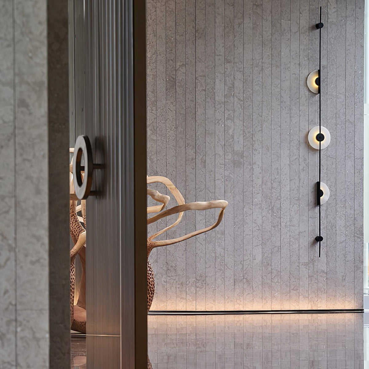 Albarina Alabaster Plug Wall Light