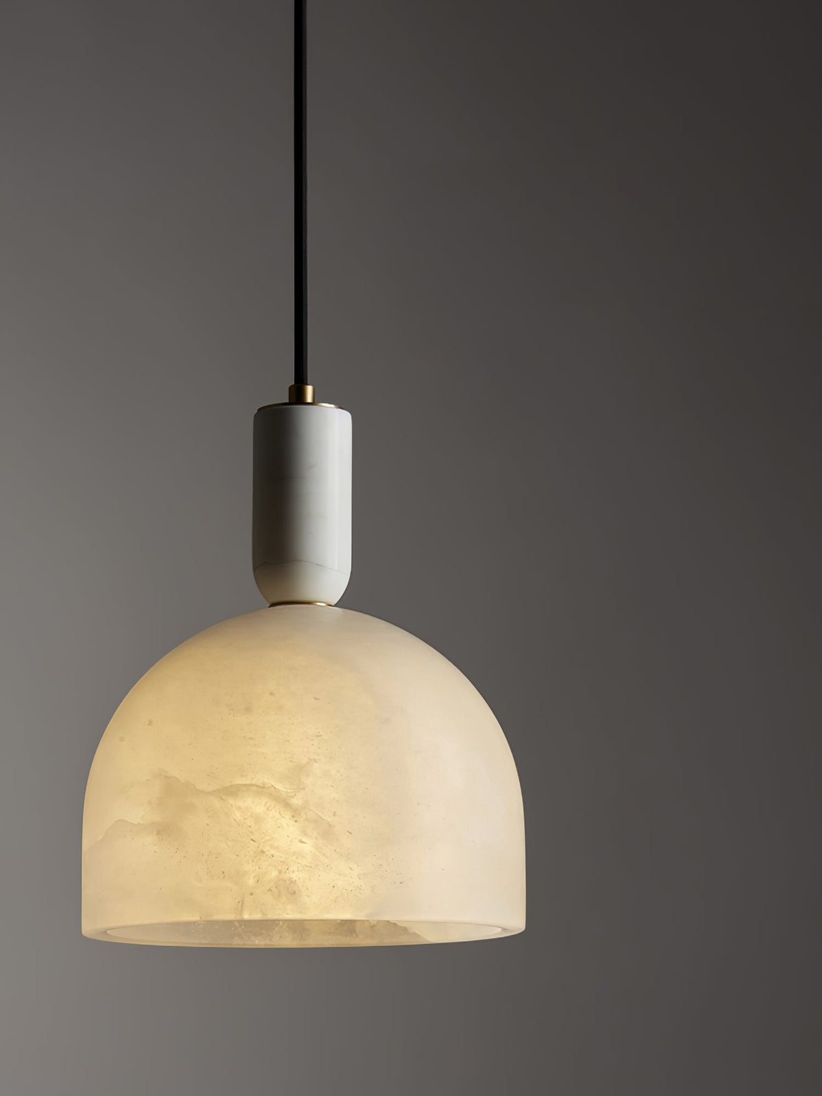 Leda Minimalist Alabaster Pendant Light