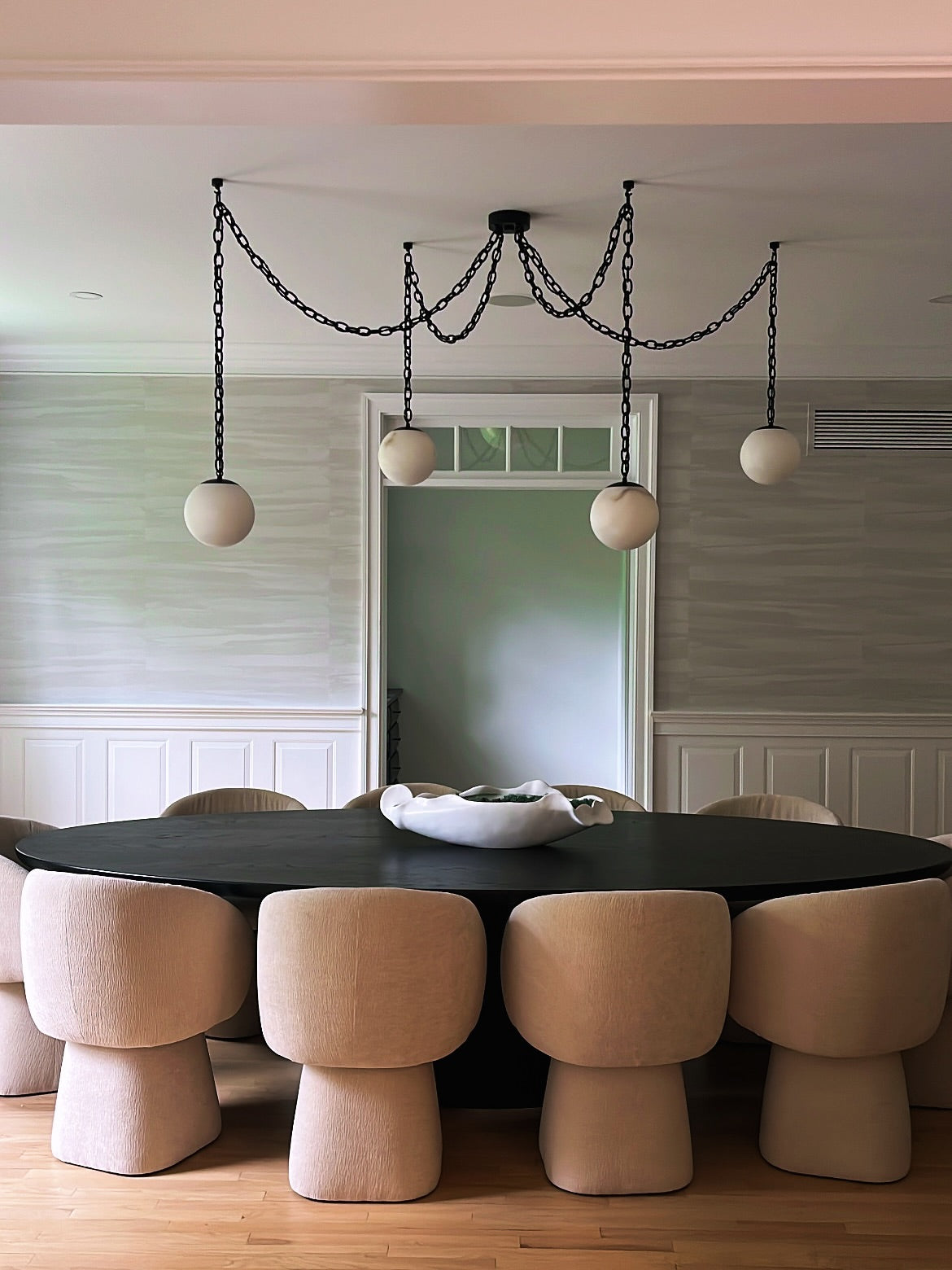 Marveil Alabaster Swag Pendant Lamp