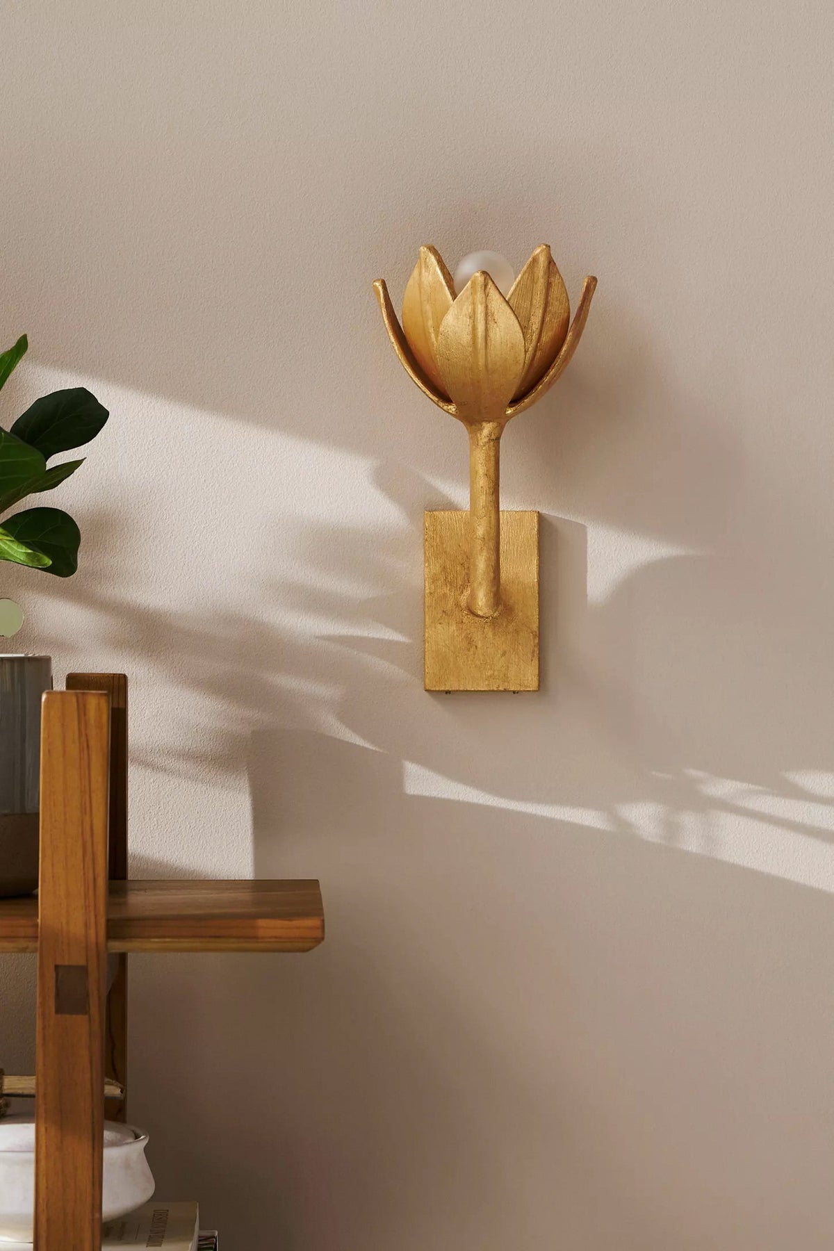 Ulfuvyn Modern Minimalist Brass Wall Lamp