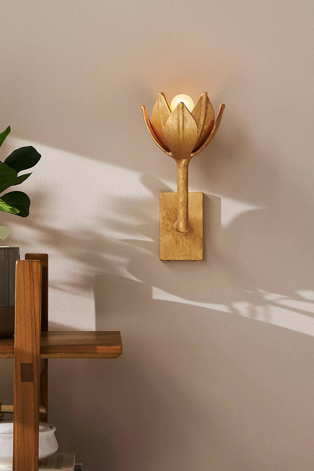 Ulfuvyn Modern Minimalist Brass Wall Lamp