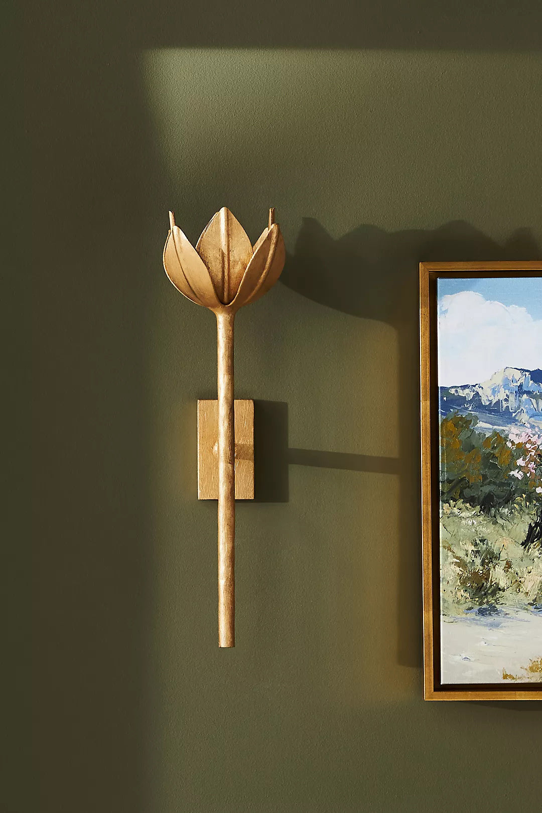 Ulfuvyn Modern Minimalist Brass Wall Lamp