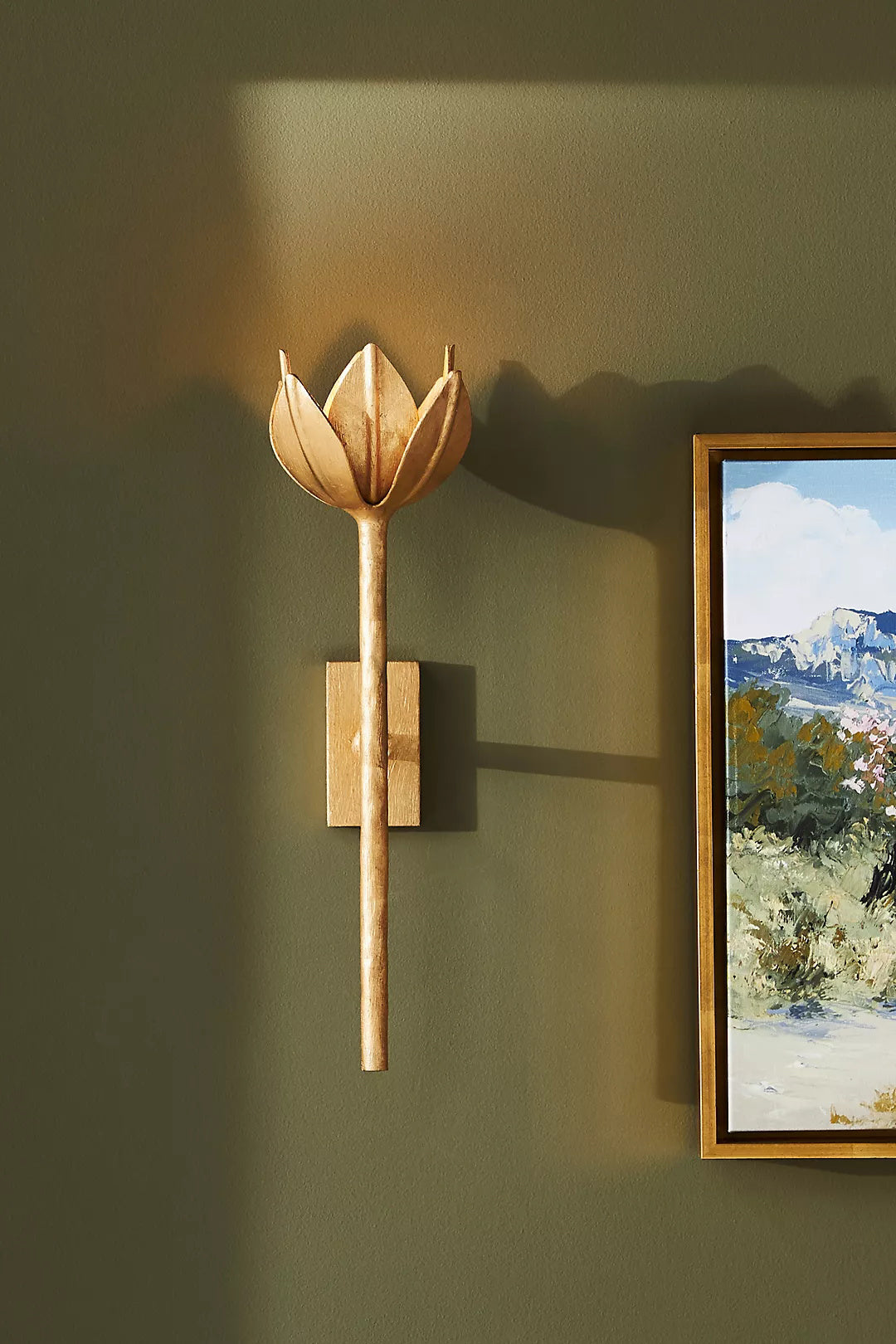 Ulfuvyn Modern Minimalist Brass Wall Lamp