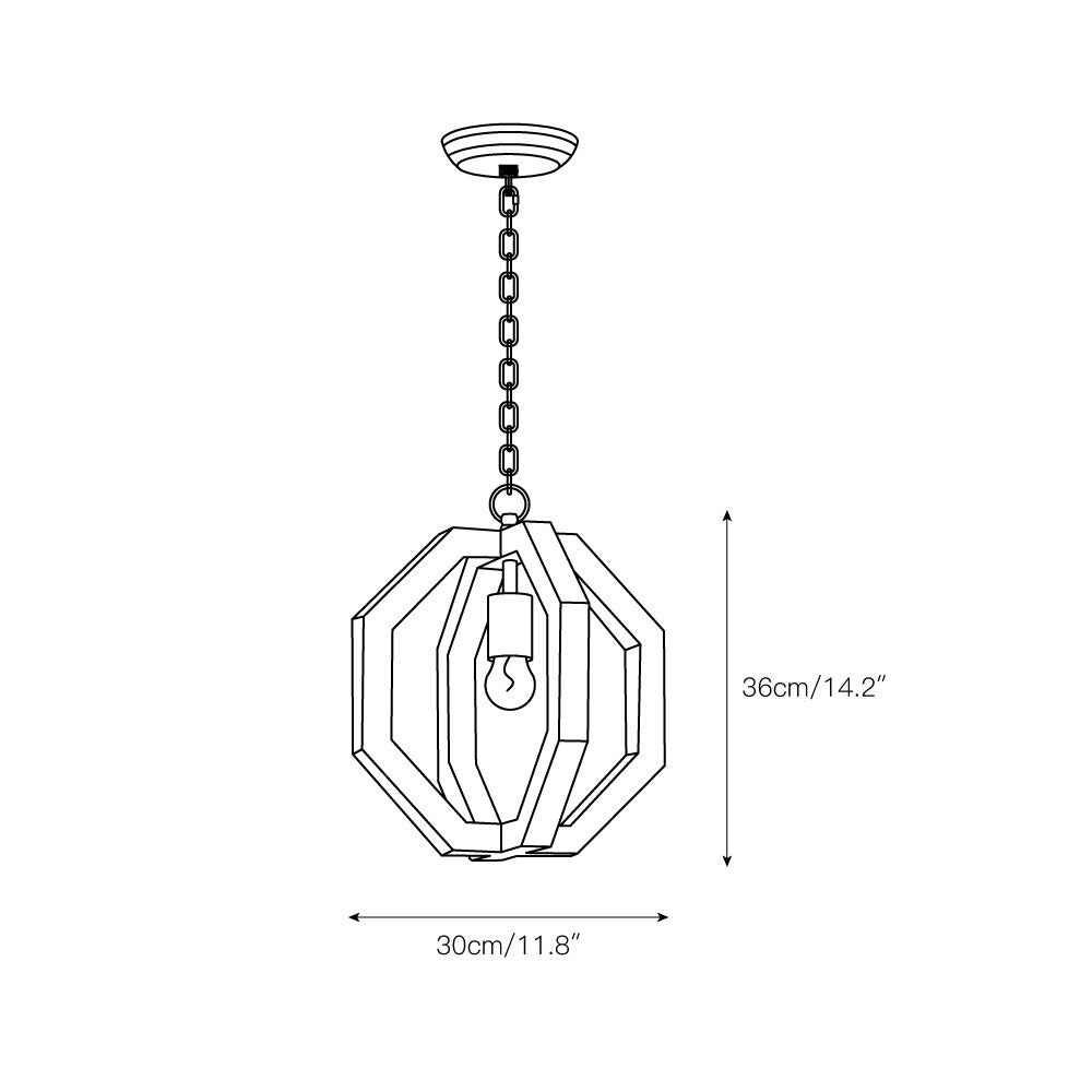 Tinduvyi Individual Creativity Metal Pendant Lamp
