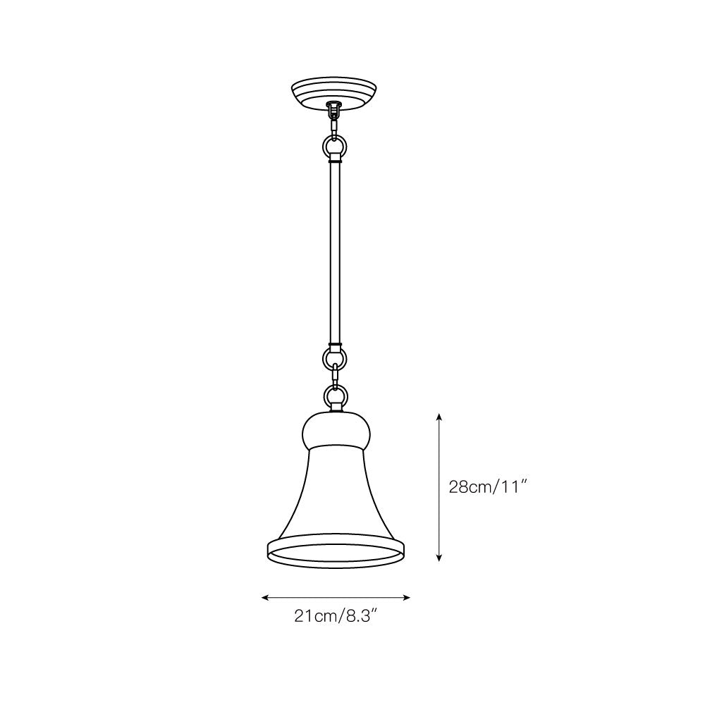 Vatnuvyn Modern Minimalist Metal Pendant Lamp