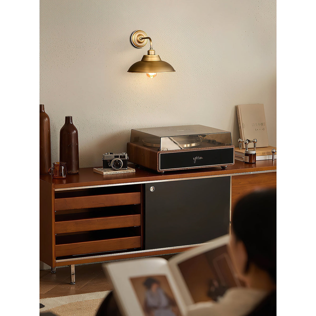 Emyel Brass Indoor Wall Light