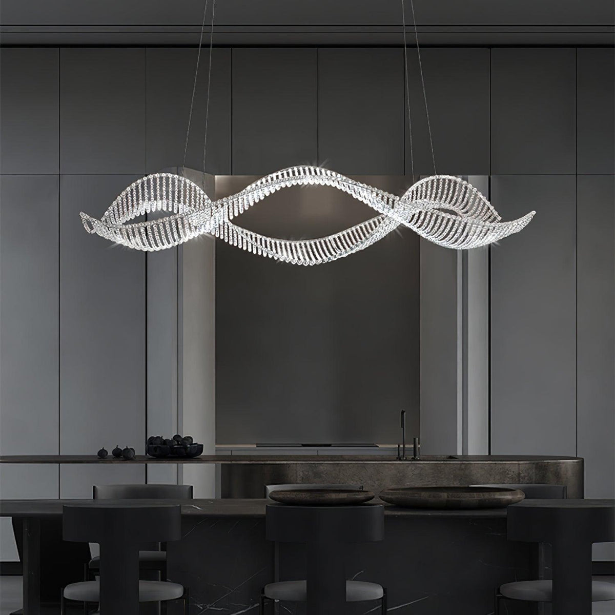 Caelox Postmodern Luxury Crystal Chandelier