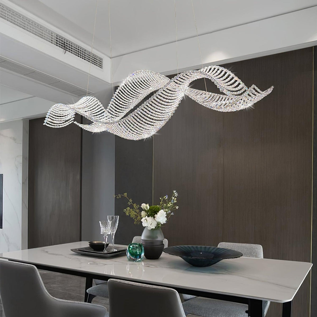 Caelox Postmodern Luxury Crystal Chandelier