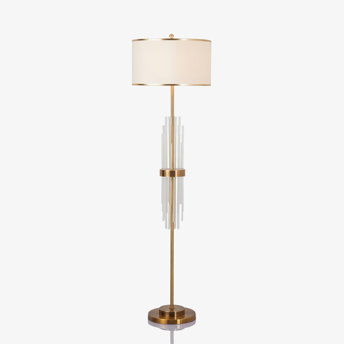 Regalian Fabric Contemporary Floor Lamp