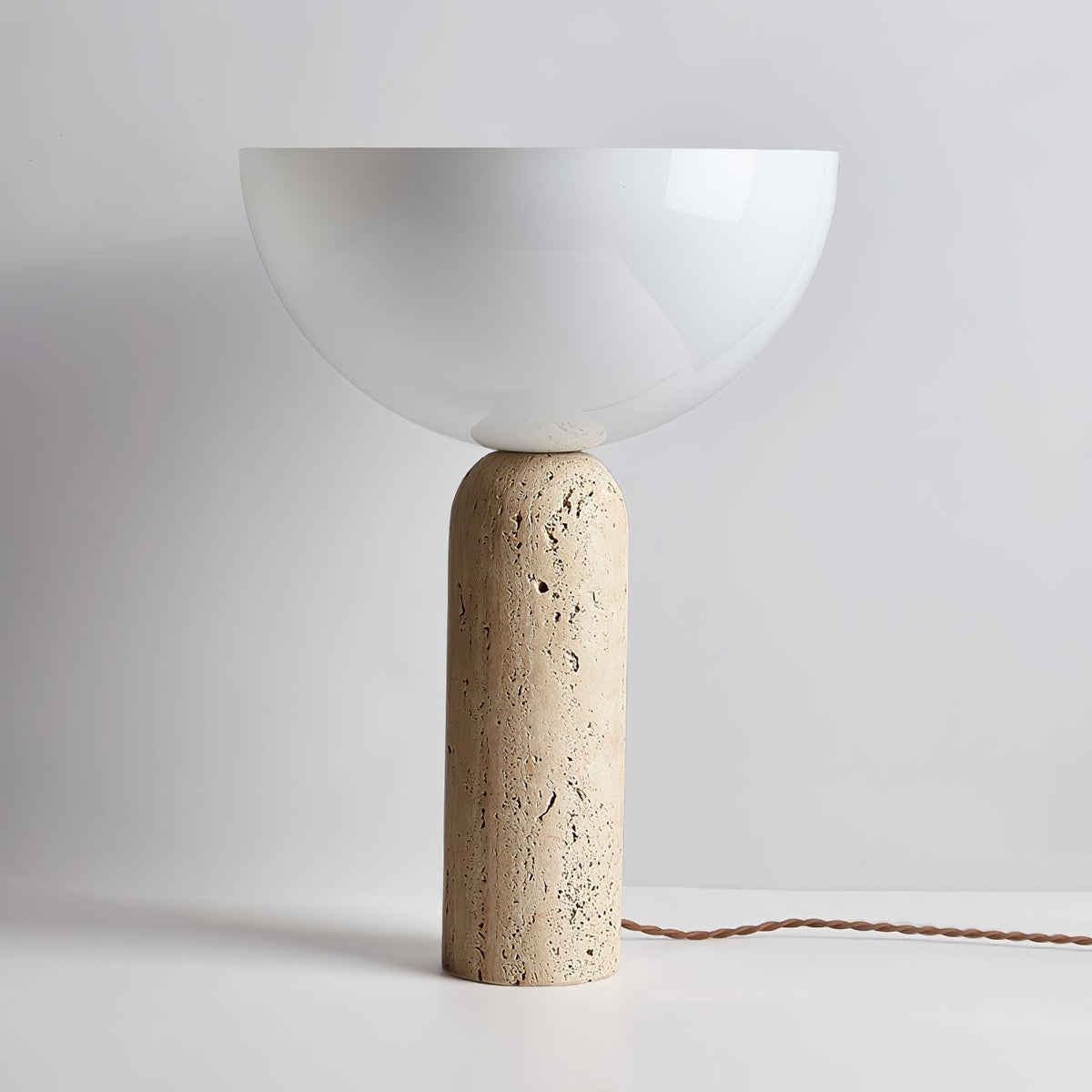Tion Travertine Table Lamp