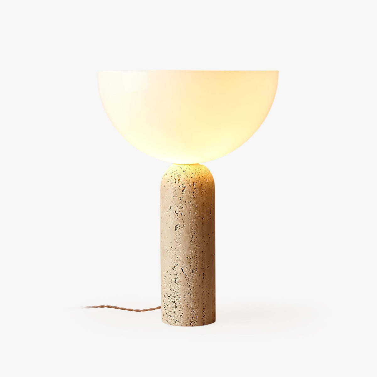 Tion Travertine Table Lamp