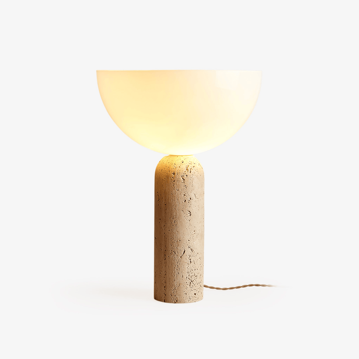 Tion Travertine Table Lamp