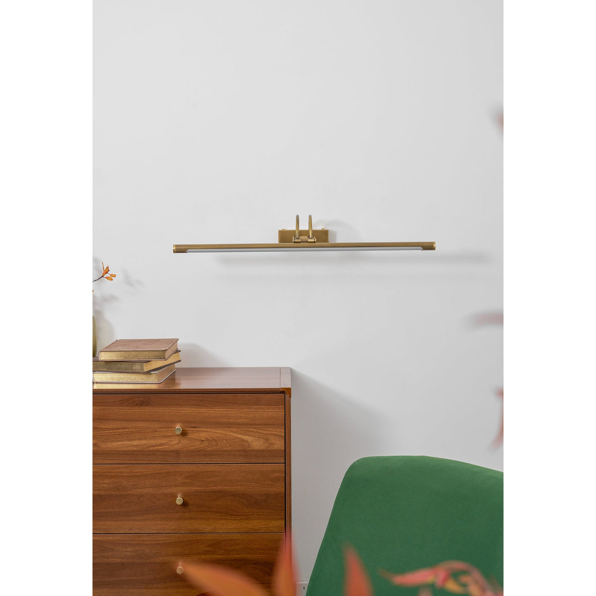 Enby Brass Rechargeable Indoor Wall Light