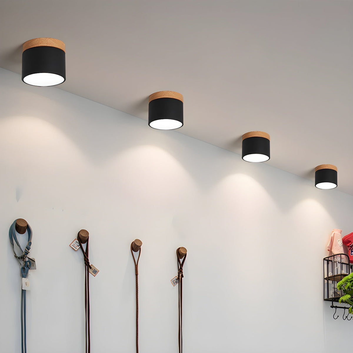 Caveleth Modern Minimalist Wooden Surface Downlight