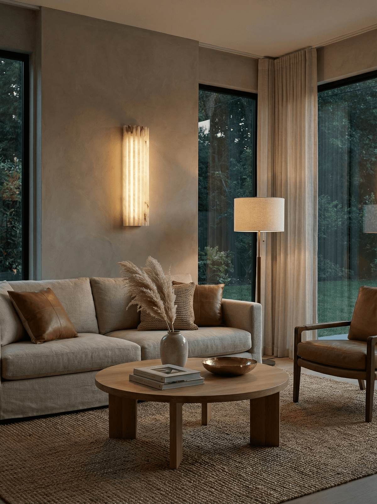 Bikel Alabaster Indoor Wall Light