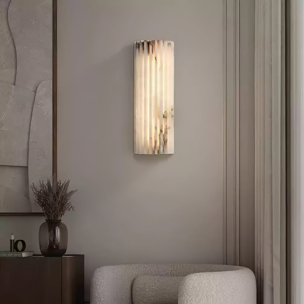 Bikel Alabaster Indoor Wall Light