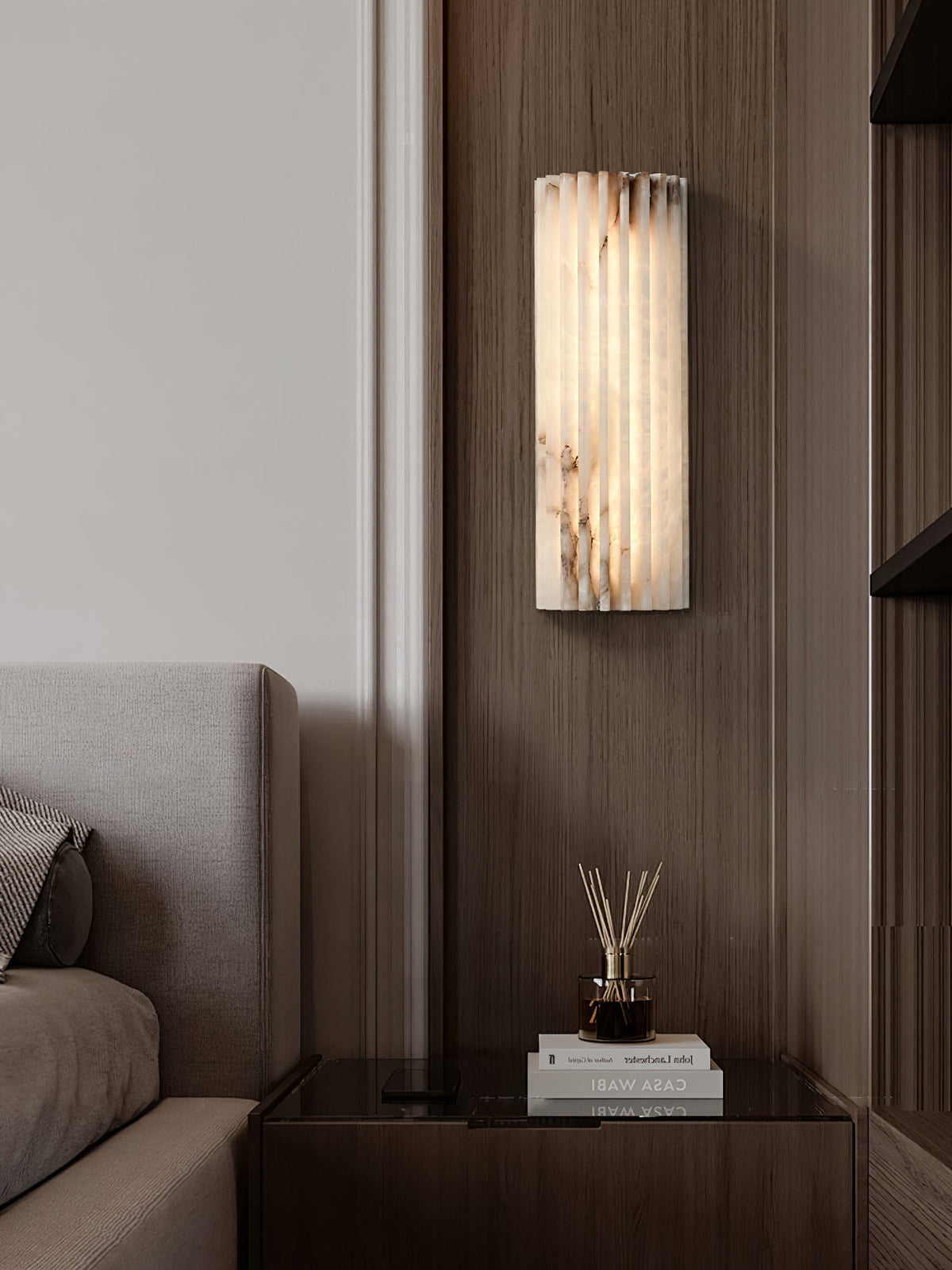 Bikel Alabaster Indoor Wall Light