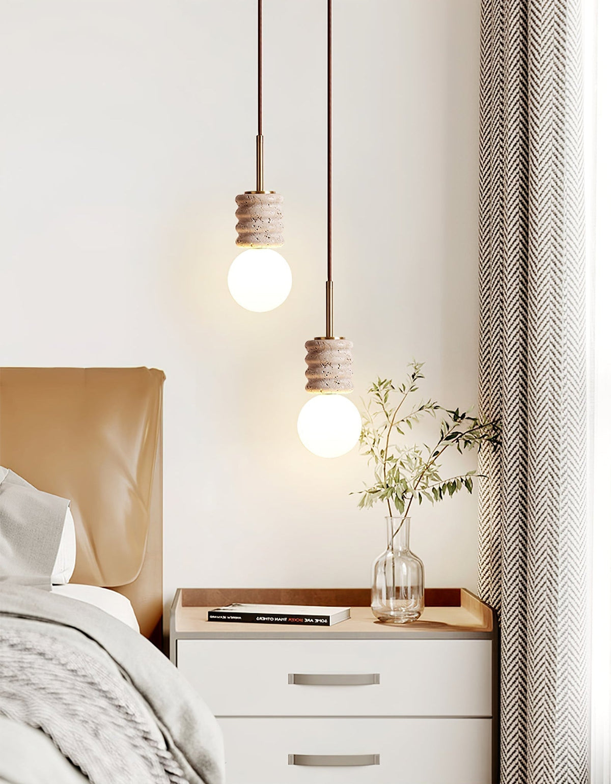 Akls Travertine Pendant Lamp