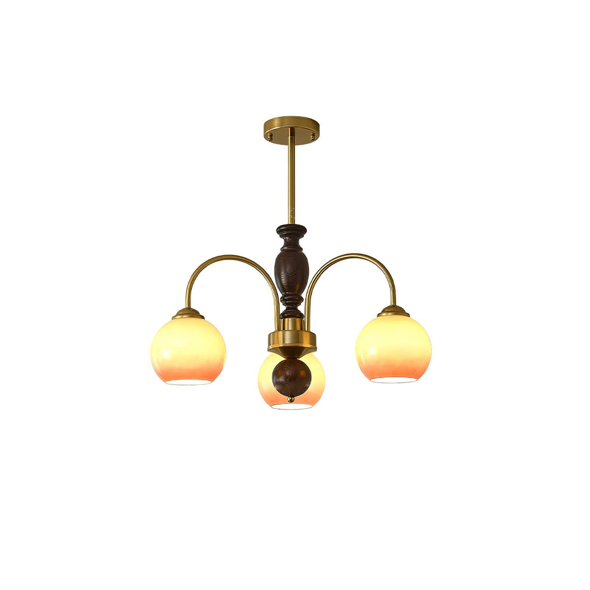 Rivirian Chandelier Amberly Arch Curved Arms