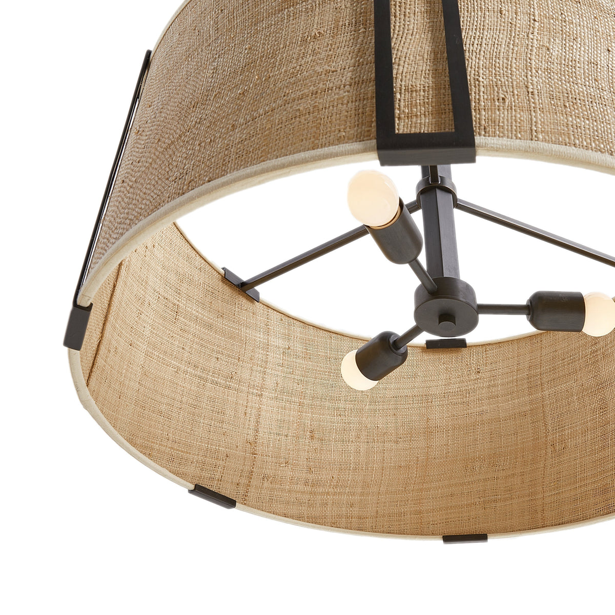 Gloruvyn Modern Minimalist Natural Metal Chandelier