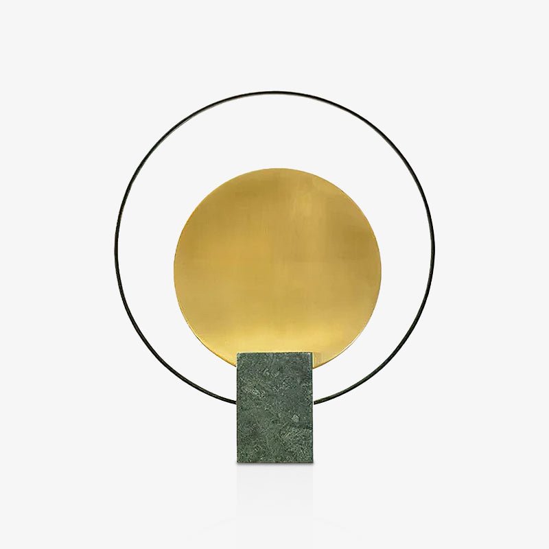 Lirixy Marble Geometric Table Lamp
