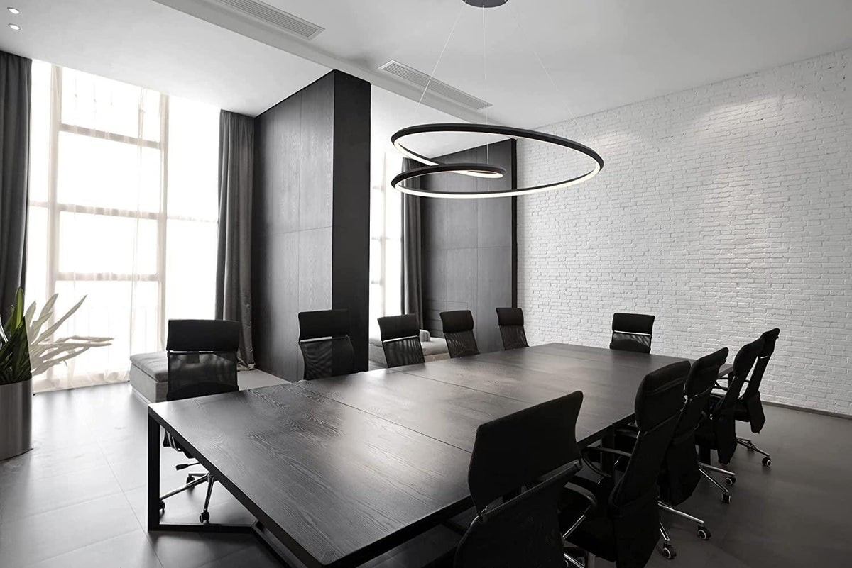 Dilen Chandelier Gold Aluminum Opal Glass