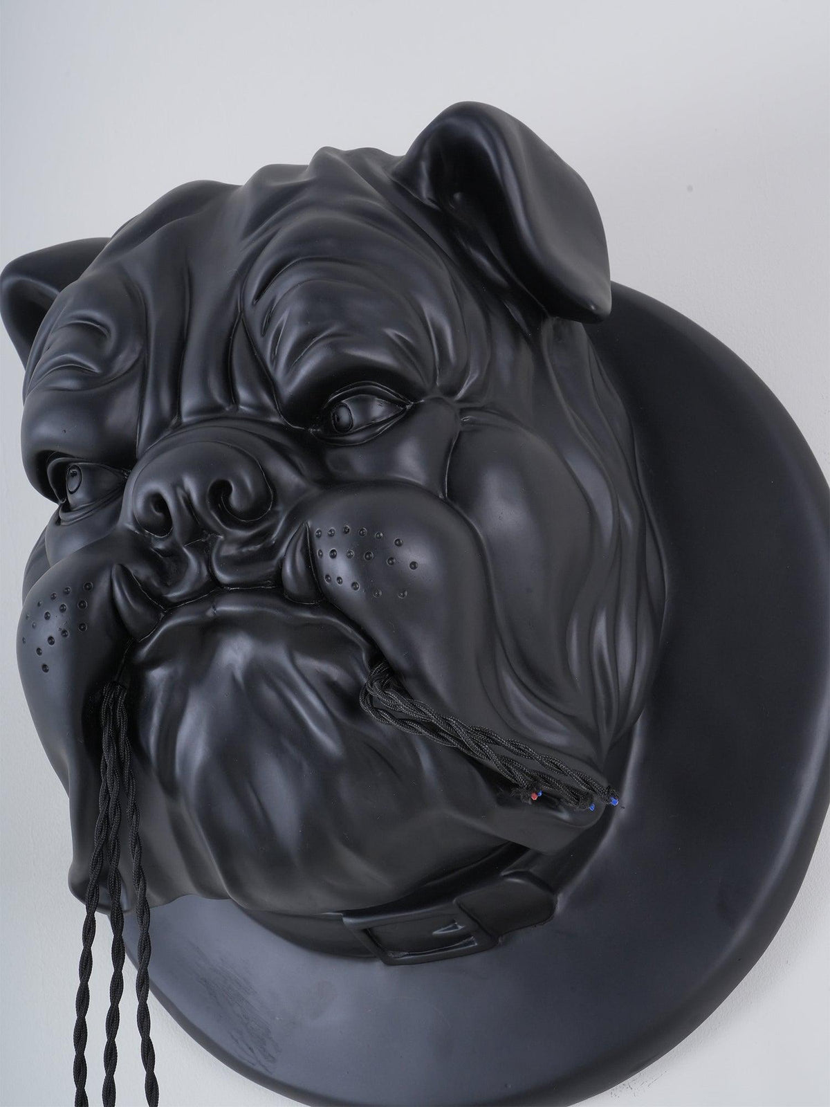 Umeri Wall Lamp Bulldog Sculpture Whimsical