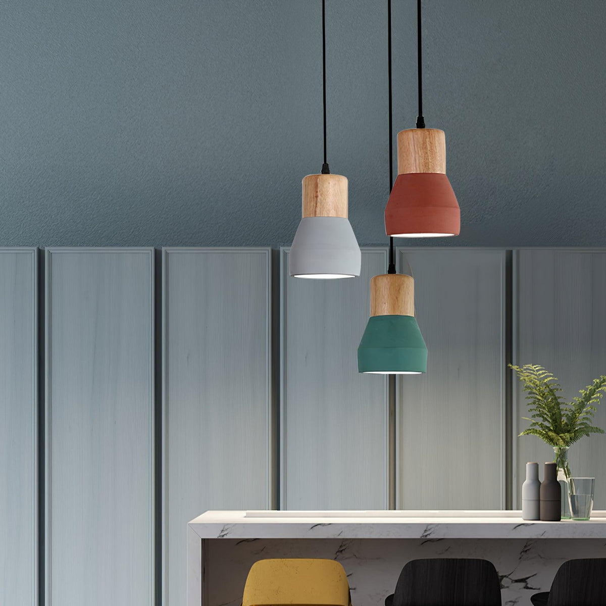 Concretis Industrial Cement Pendant Light
