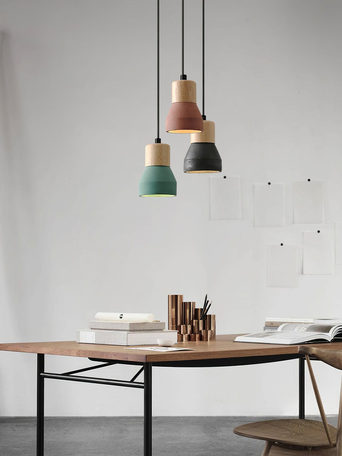 Concretis Industrial Cement Pendant Light