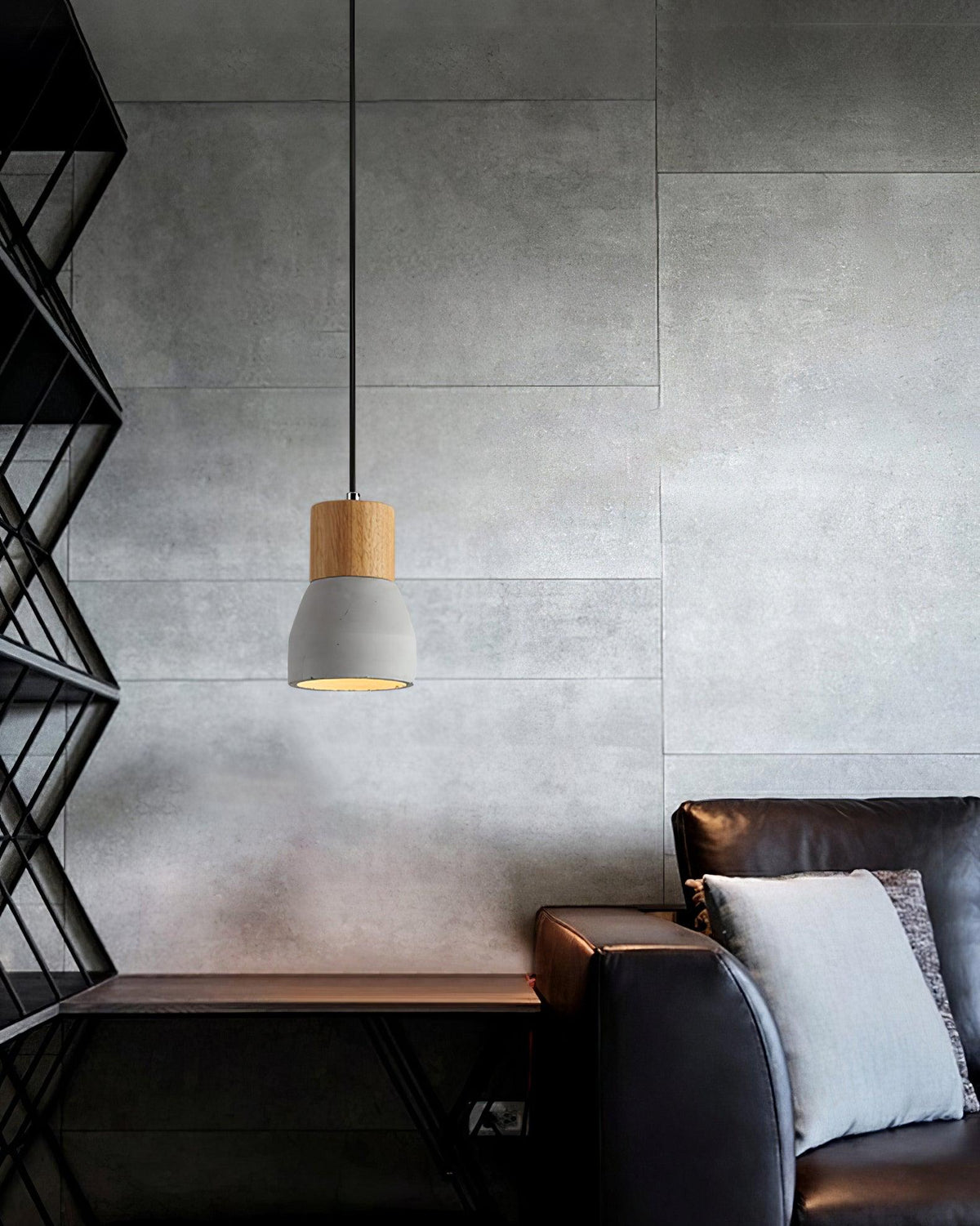 Concretis Industrial Cement Pendant Light