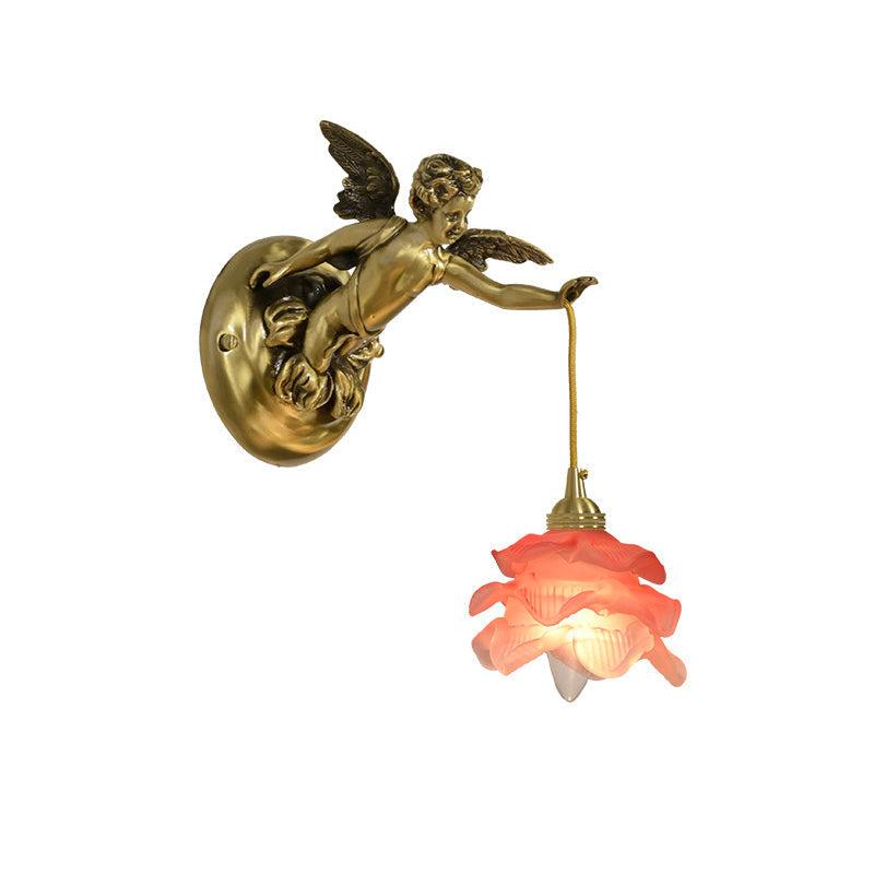 Solange Angel Glass Wall Lamp