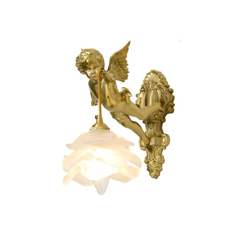 Solange Angel Glass Wall Lamp