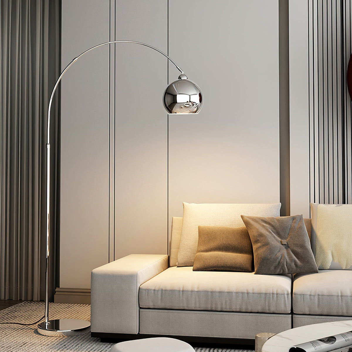 Opal Minimalist Floor Lamp