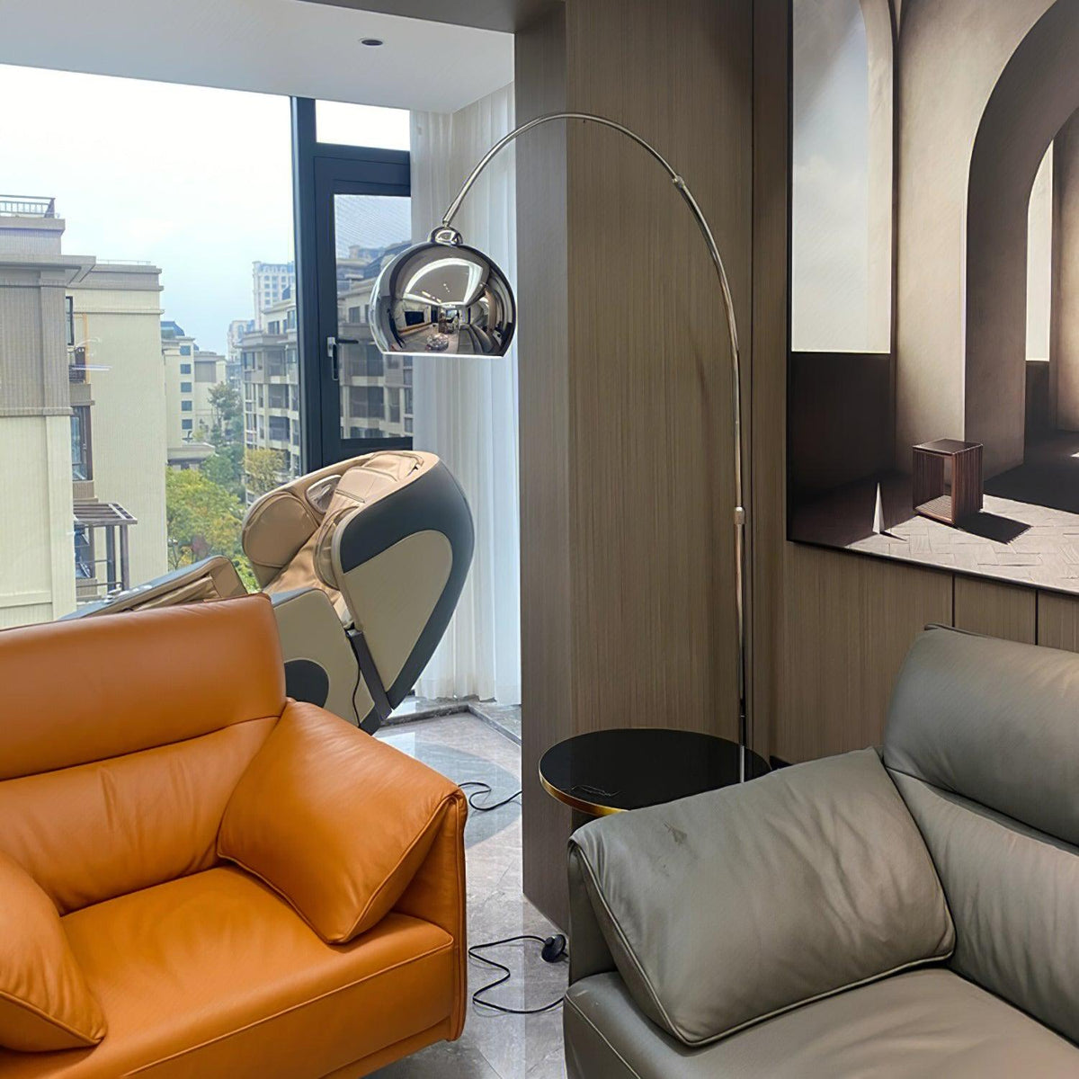 Opal Minimalist Floor Lamp
