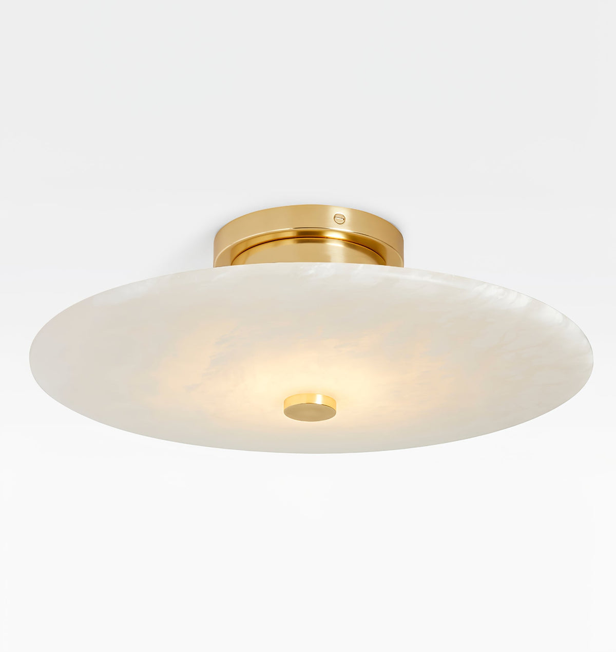 Ines Eterna Modern White Alabaster Wall Lamp