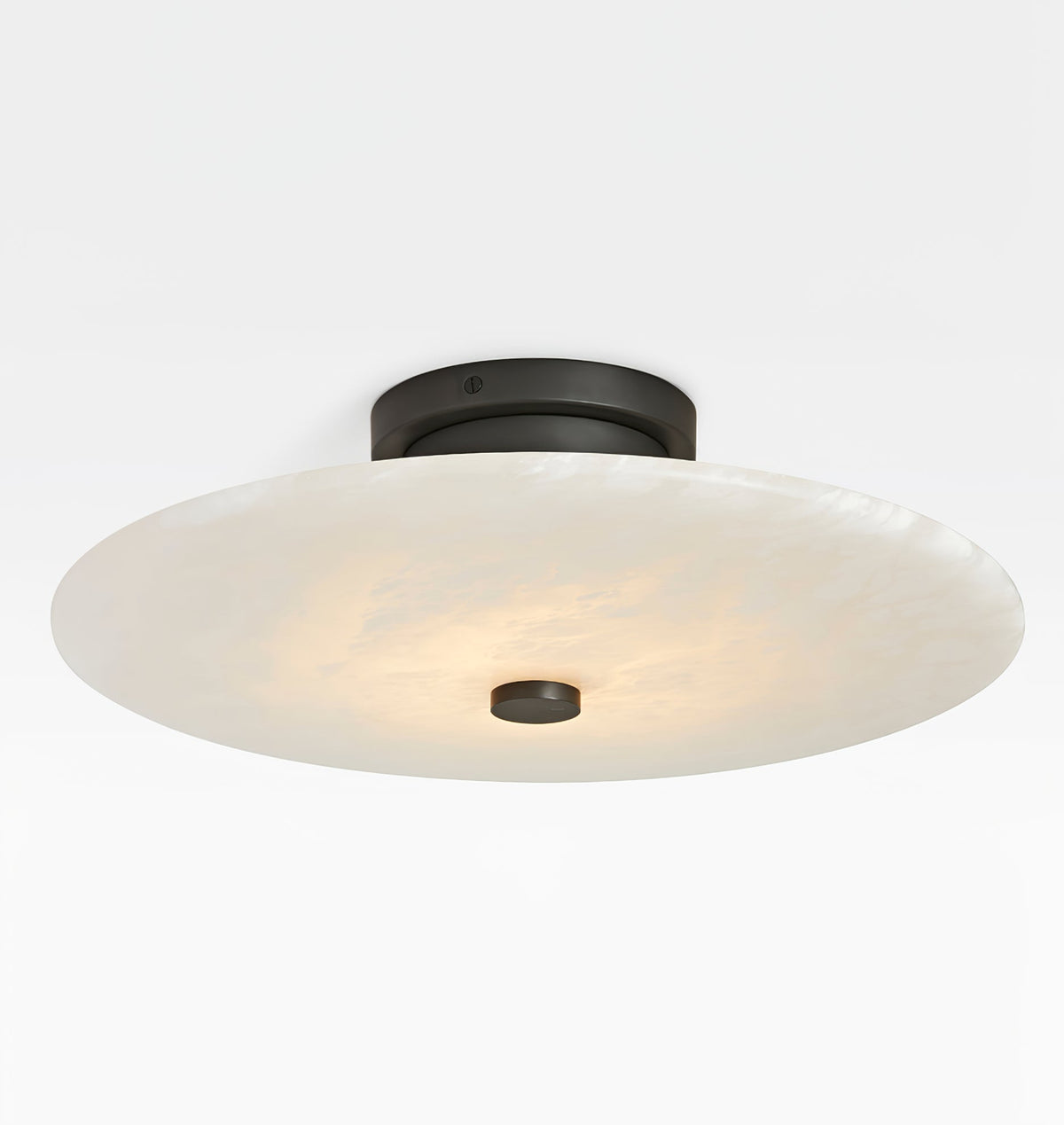 Ines Eterna Modern White Alabaster Wall Lamp