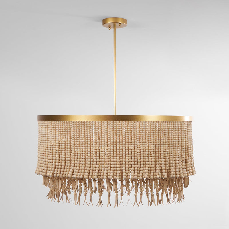 Yara Chandelier Wood and Coconut beads