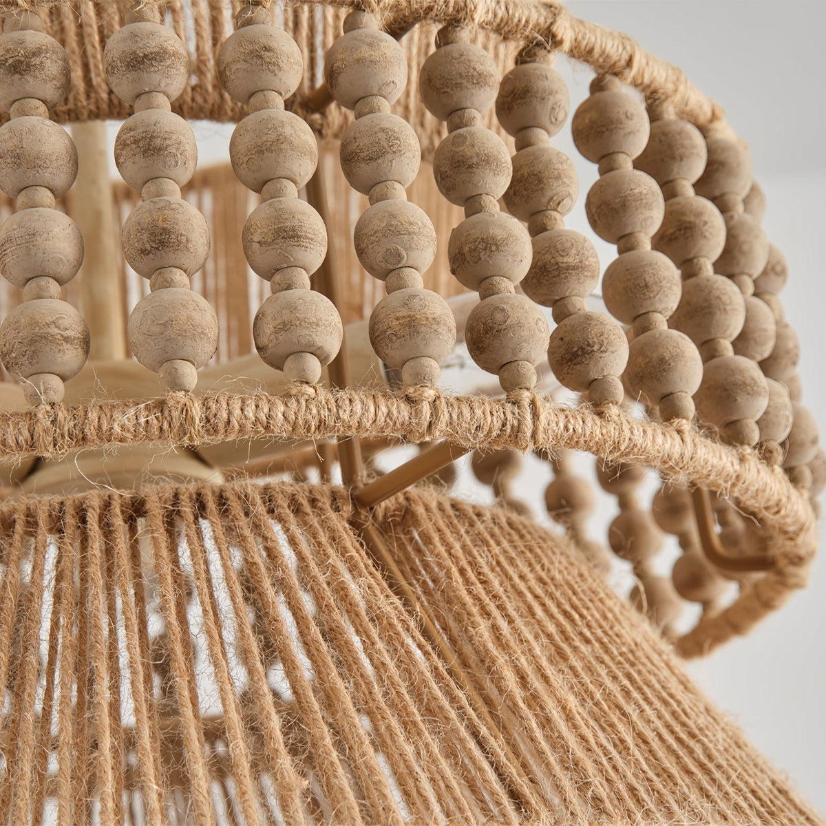 Kvennuvyi Natural Antigua Brown Metal Pendant Lamp