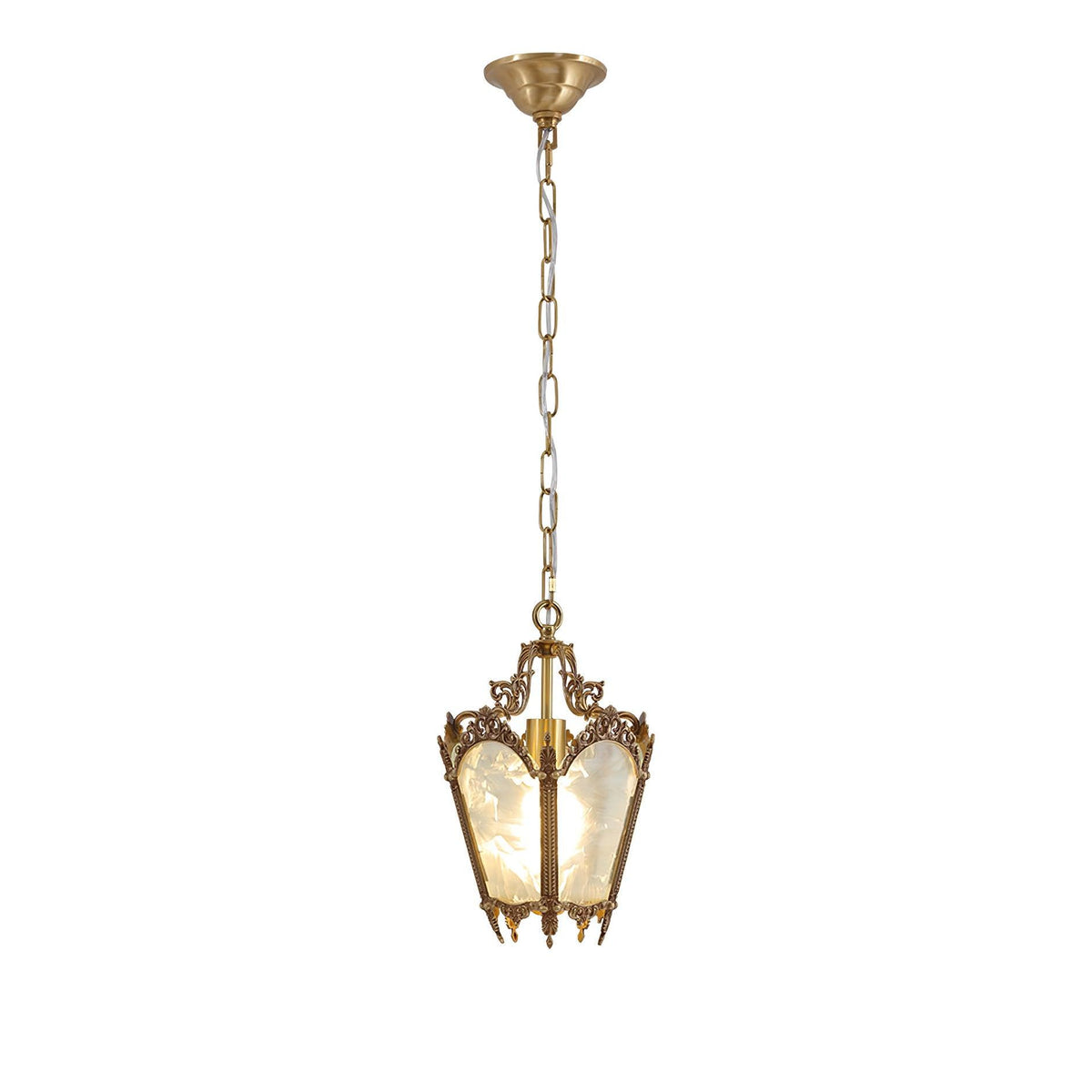 Auririelle Pendant Lamp Brass Empire Antique Elegant