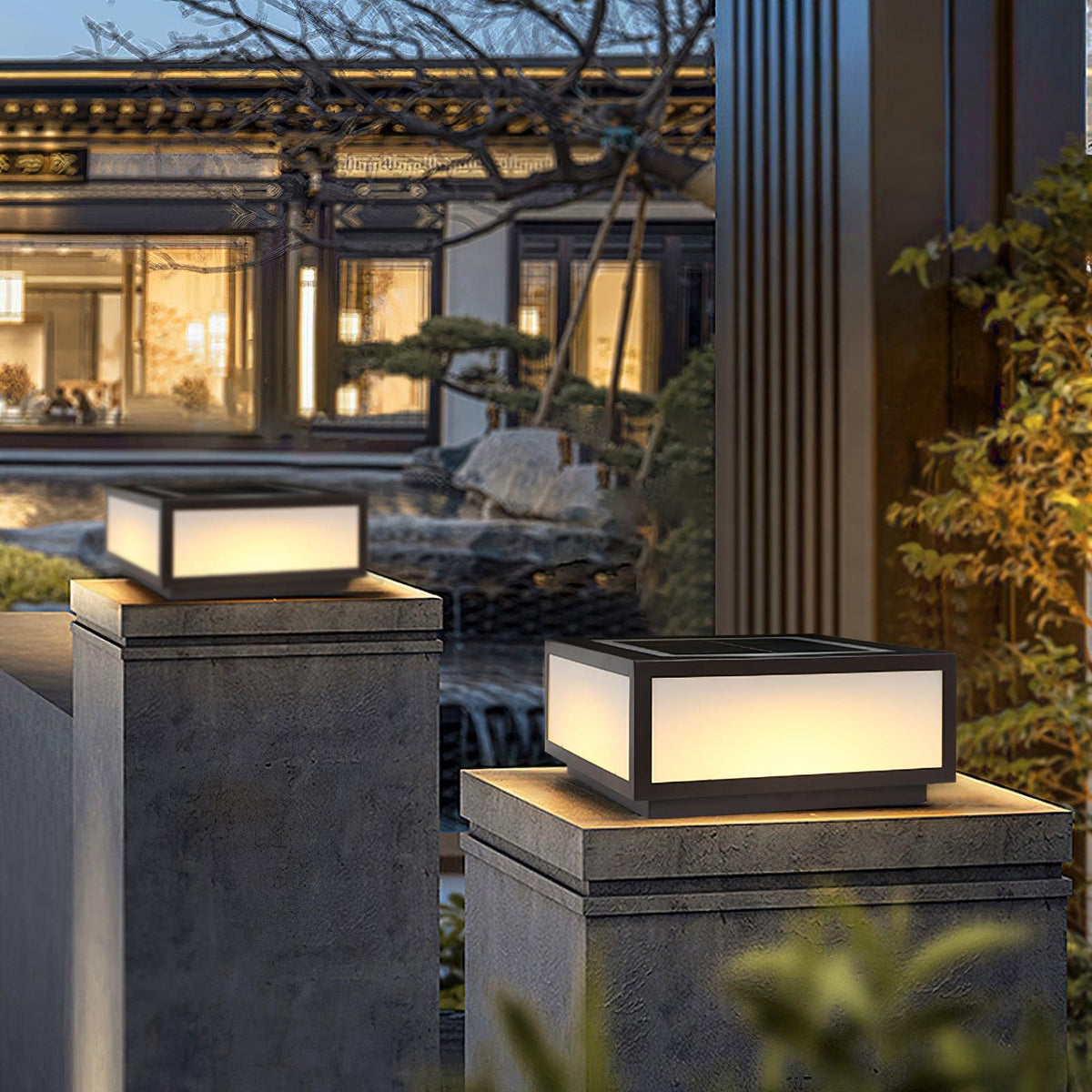 Kavi Steel Contemporary Table Lamp