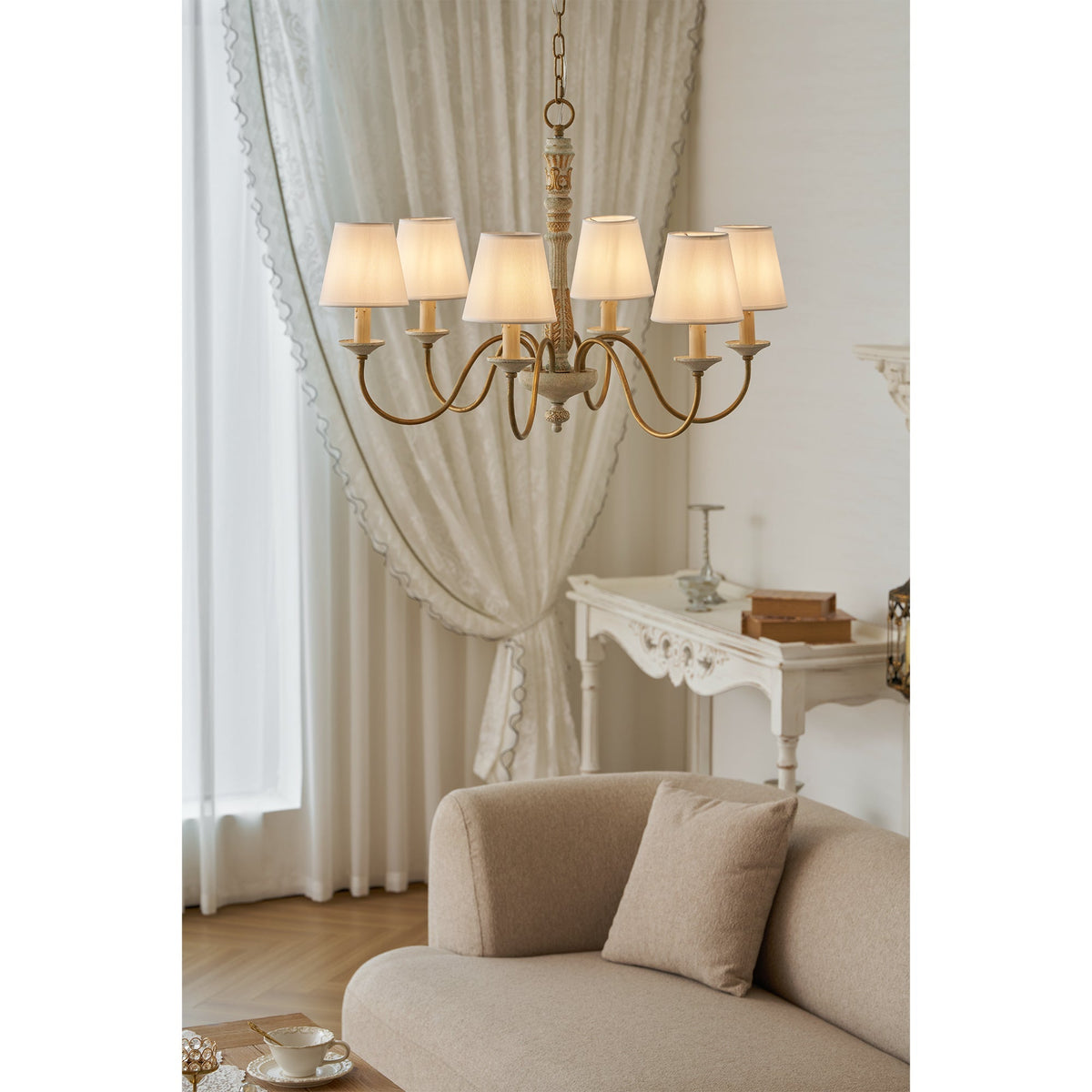 Dumio Wood Chandelier