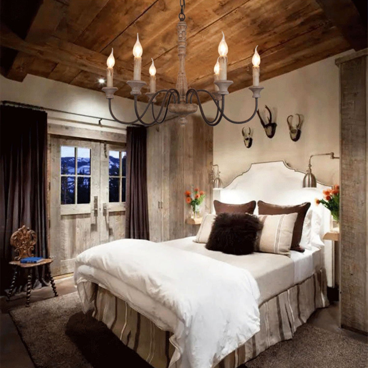 Dumio Wood Chandelier
