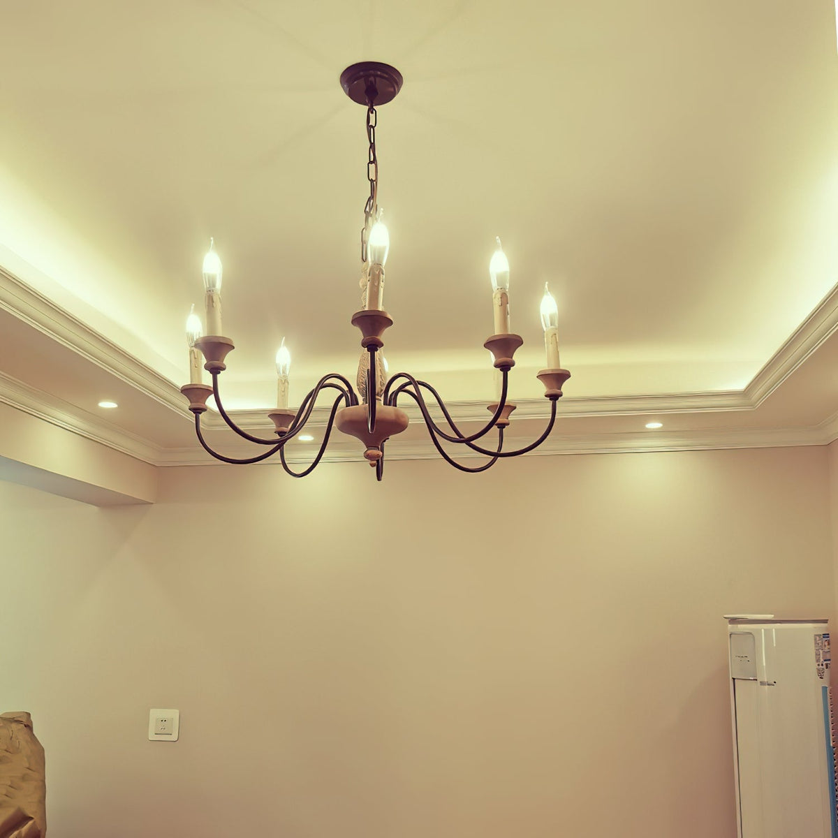 Dumio Wood Chandelier